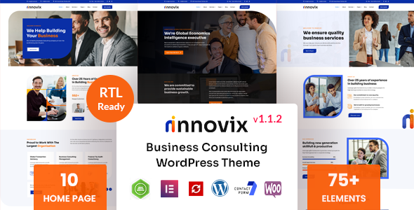 Innovix - Business Consulting WordPress Theme
