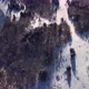 Aerial View of Winter Snowy Landscape in the Forest - VideoHive Item for Sale