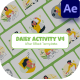 Daily Activity Icon Animation - VideoHive Item for Sale