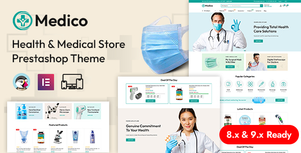 Medico - Pharmacy and Medical Store Prestashop Responsive Theme