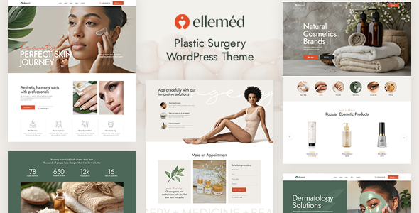 Ellemed - Plastic Surgery & Beauty Clinic WordPress Theme
