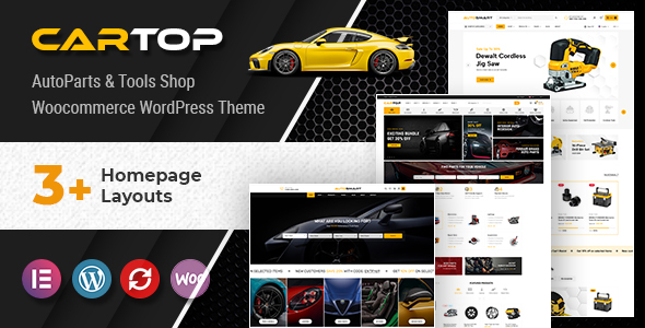 Cartop- AutoParts & Accessories Woocommerce  WordPress Theme