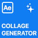 AI Generative Collage Transitions | Vertical | After Effects - VideoHive Item for Sale