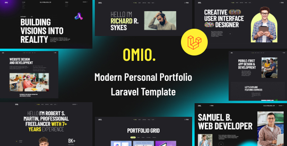 Omio - Modern Personal Portfolio Laravel Template