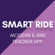 SmartRide | Modern E-Bike Tracker | Rider lifestyle | Flutter Ui - CodeCanyon Item for Sale