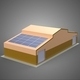 Rooftop Solar Panel Power Shed Warehouse Storehouse Depot Barn - 3DOcean Item for Sale