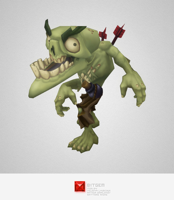 Low Poly Zombie Snapper