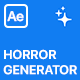 AI Generative Horror Transitions | Vertical | After Effects - VideoHive Item for Sale