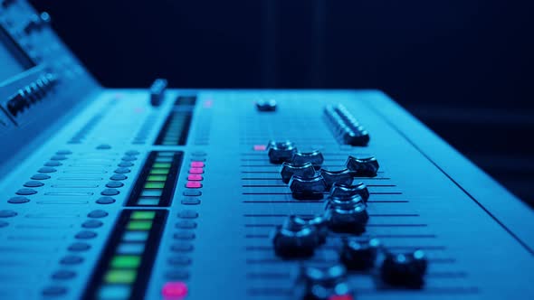 Movement of the Sticks of the Sound Console