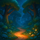 Mysterious Patharia Forest Night with Chirping Insects