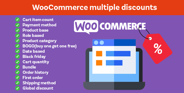 Multiple discounts for WooCommerce - Optimal discount management solution
