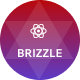 Brizzle - React Landing Page Template - ThemeForest Item for Sale