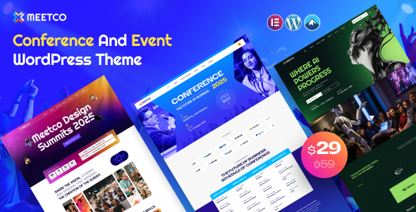 Meetco - Event & Conference WordPress Theme