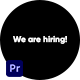 We Are Hiring - VideoHive Item for Sale
