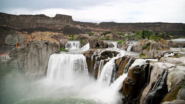 Shoshone Waterfalls in Twin Falls Idaho