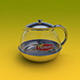 Lipton Glass Teapot - 3DOcean Item for Sale