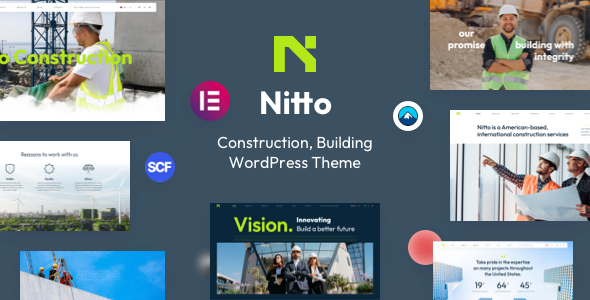 Nitto – Building, Construction WordPress Theme