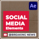 Social Media Elements - VideoHive Item for Sale