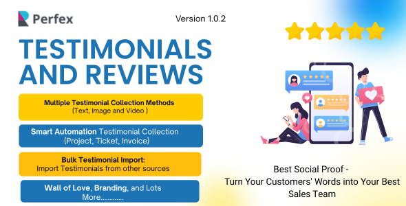 Testimonials and Reviews for Perfex CRM