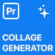 Generative Collage Transitions | Vertical | Premiere Pro - VideoHive Item for Sale