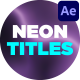 Neon Titles - VideoHive Item for Sale