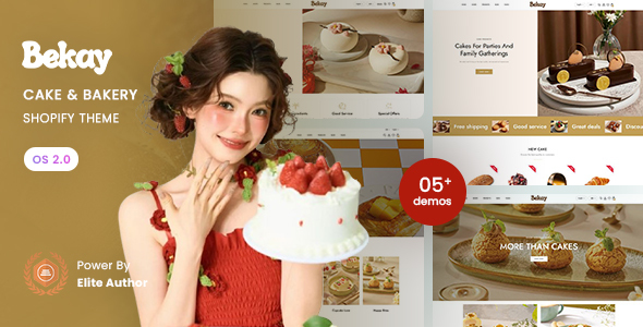 Bekay - Cake & Bakery Shopify 2.0 Theme