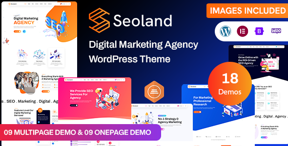 Seoland - SEO And Digital Marketing Agency WordPress Theme
