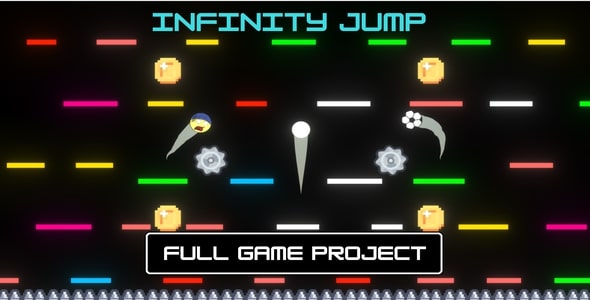 Infinity Jump – Hyper Casual Endless Runner Unity Template (Ads Integrated, Publish Ready)