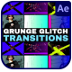 Abstract Grunge Glitch Seamless Transitions for After Effects - VideoHive Item for Sale