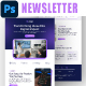 Digital Solution Email Newsletter PSD Template - GraphicRiver Item for Sale