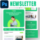 Financial Solutions Email Newsletter PSD Template - GraphicRiver Item for Sale