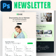 Financial Solutions Email Newsletter PSD Template - GraphicRiver Item for Sale