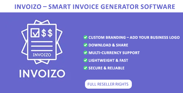 Invoizo — Smart Invoice Generator Software