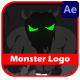 Horror Monster Logo Opener for After Effects - VideoHive Item for Sale