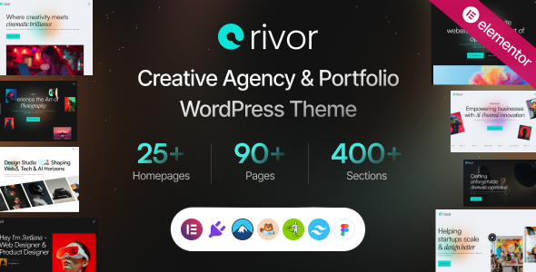 Rivor | Creative Agency & Portfolio WordPress Theme