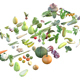 Vegetable 3d Model Collection
