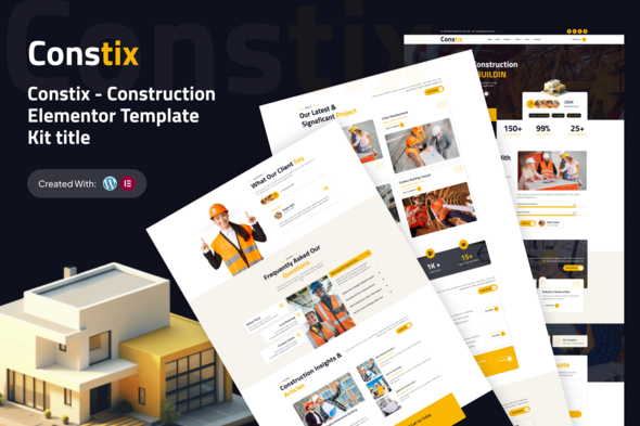 Constix - Construction & Building Elementor Template Kit
