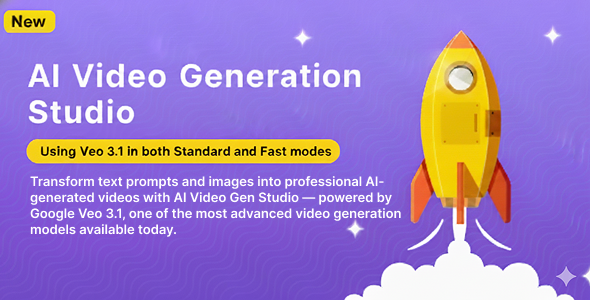 AI Video Gen Studio – AI-Powered  Video Generator