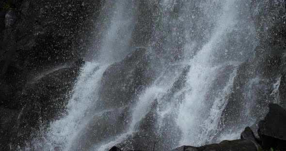 Besse, The Vaucoux waterfalls,Puy de Dome, Auvergne, France.