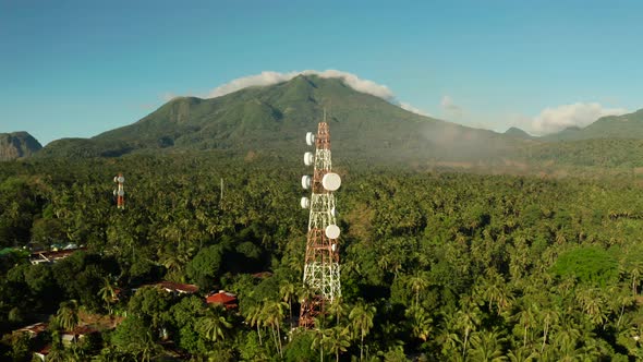 Telecommunication Tower, Communication Antenna in Asia