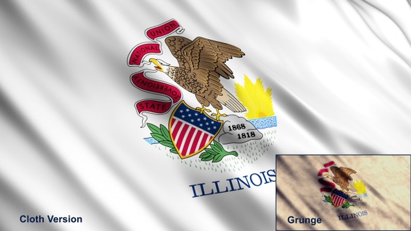 Illinois State Flags