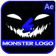 Helloween Monster Logo Opener  for After Effects - VideoHive Item for Sale