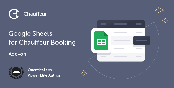 Google Sheets Add-on: Chauffeur Taxi Booking System
