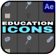 Science Education Icons for After Effects - VideoHive Item for Sale