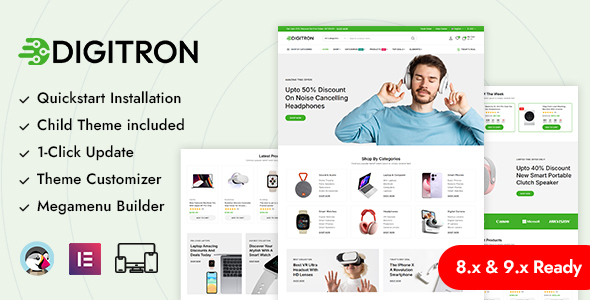 Digitron - Electronics Gadget Shop Prestashop Responsive Theme