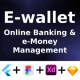 E-Wallet App ANDROID + IOS + FIGMA + Sketch + 3D Icons | UI Kit | Flutter