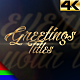 Greetings 4K - VideoHive Item for Sale