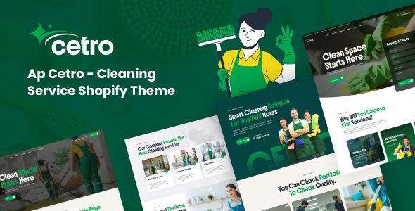 Ap Cetro - Home & Office Cleaning Shopify Theme