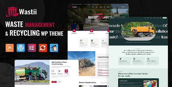 Wastii - Waste Management Services WordPress Theme