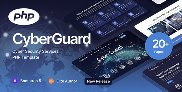 CyberGuard - Cyber Security Services PHP Template